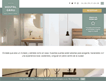 Tablet Screenshot of hostalgrau.com